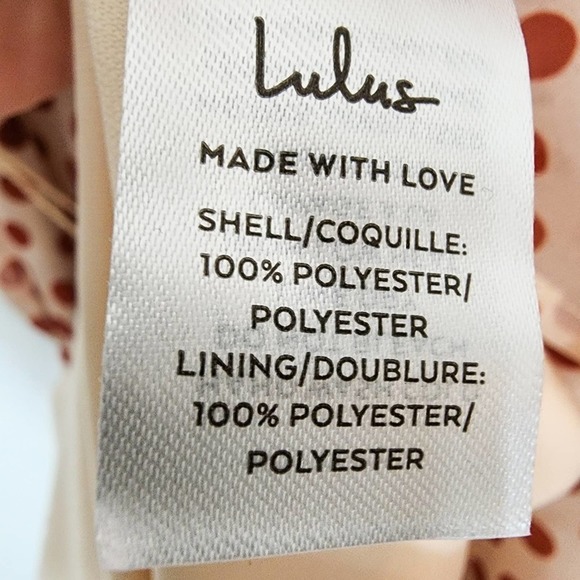 NWT Lulus Doting Dots Cream Polka Dot Tiered One Shoulder Ruffle Midi Dress XS - Picture 12 of 15